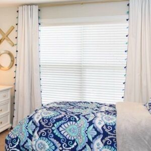 Pottery Barn teen Tassel blackout curtains